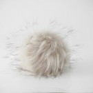 Pelsdusk, farge beige med brune tupper thumbnail