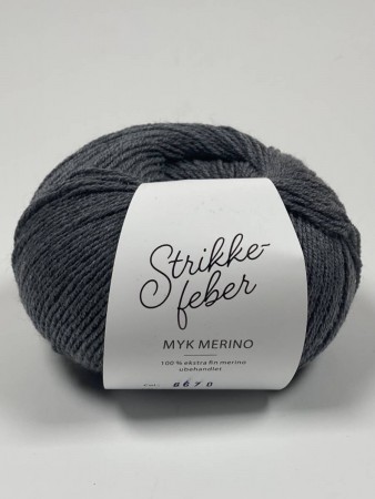 Myk merino - Skifer -6670