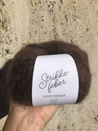 Fluffy mohair - Sjokolade - 916