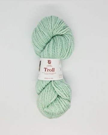 Troll ullgarn, farge mintgrønn 02748